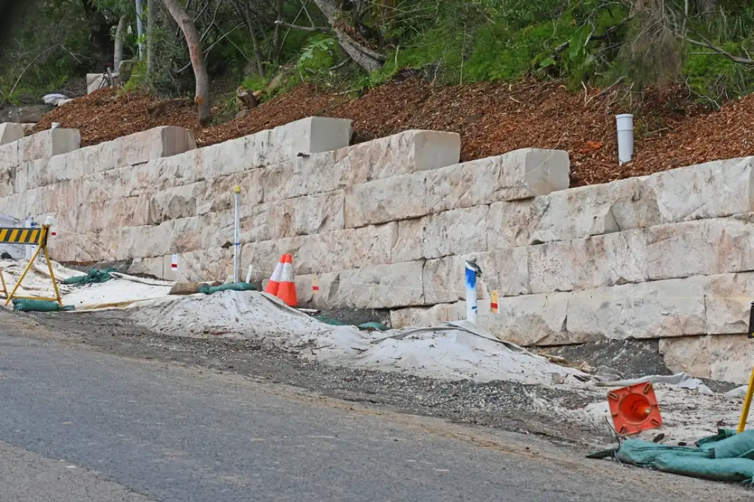 Sandstone Block Retaining Wall Engineering